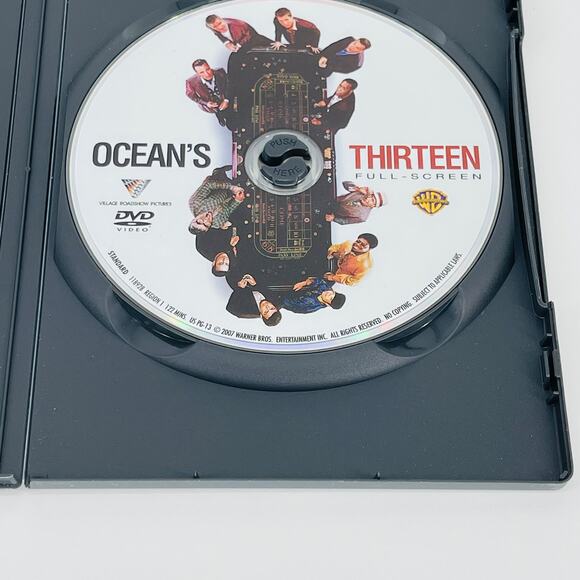 Ocean's Thirteen Movie DVD - Good Used Condition - Picture 11 of 13
